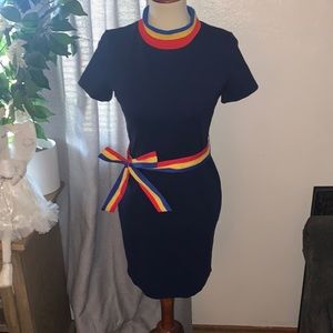 MaxMara navy blue dress